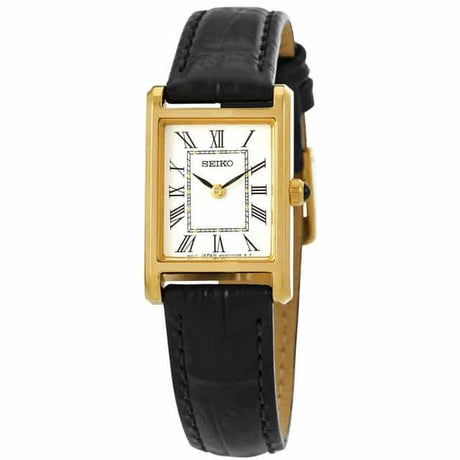 SWR054 Reloj Seiko Essentials para Mujer con Pulsera de Cuero