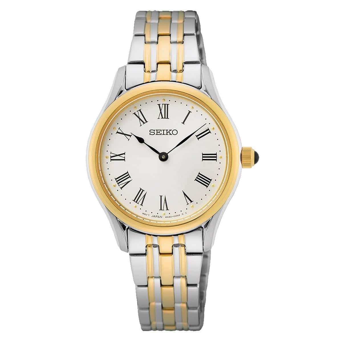 SWR070P1 Reloj Seiko Clásico Análogo para Mujer con Brazalete de Metal