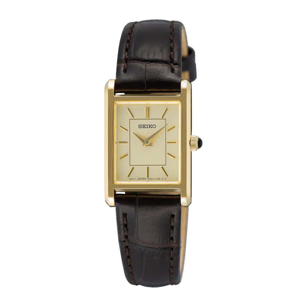 SWR110P1 Reloj Seiko Classic de mujer pulsera de cuero