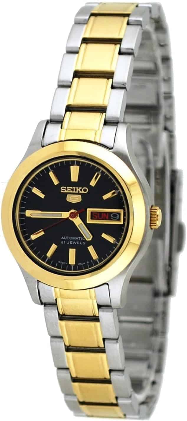 SYMD94K1 Reloj Seiko 5 para Mujer con Pulsera de Acero Inoxidable