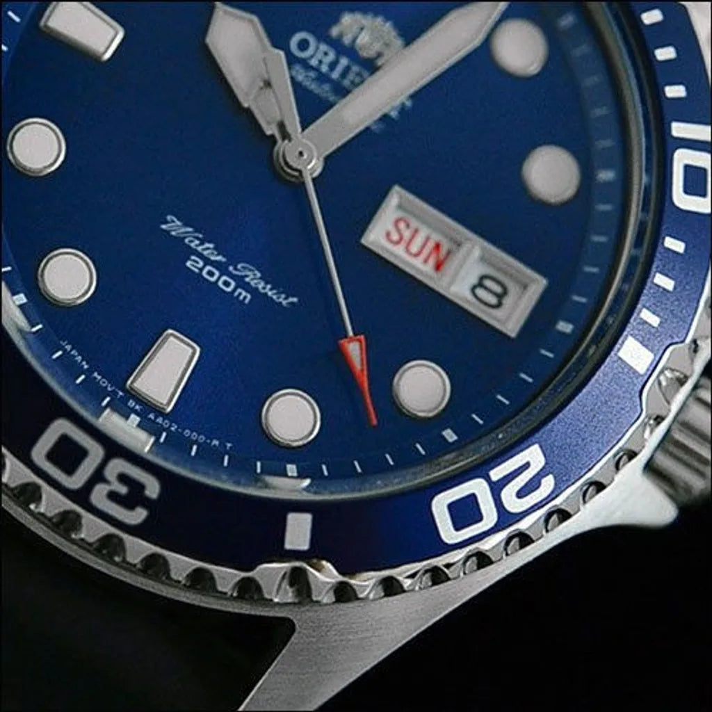 TAA02008D Orient Ray de caballero pulsera de resina