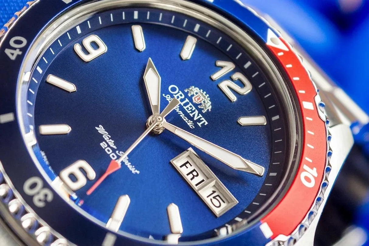 TAA02009D Reloj Orient Mako de caballero correa de acero inoxidable