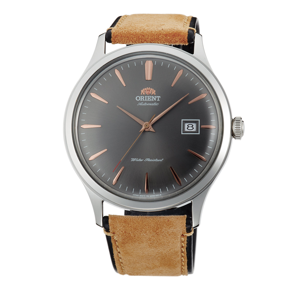 TAC08003A Orient Bambino de hombre pulsera de cuero