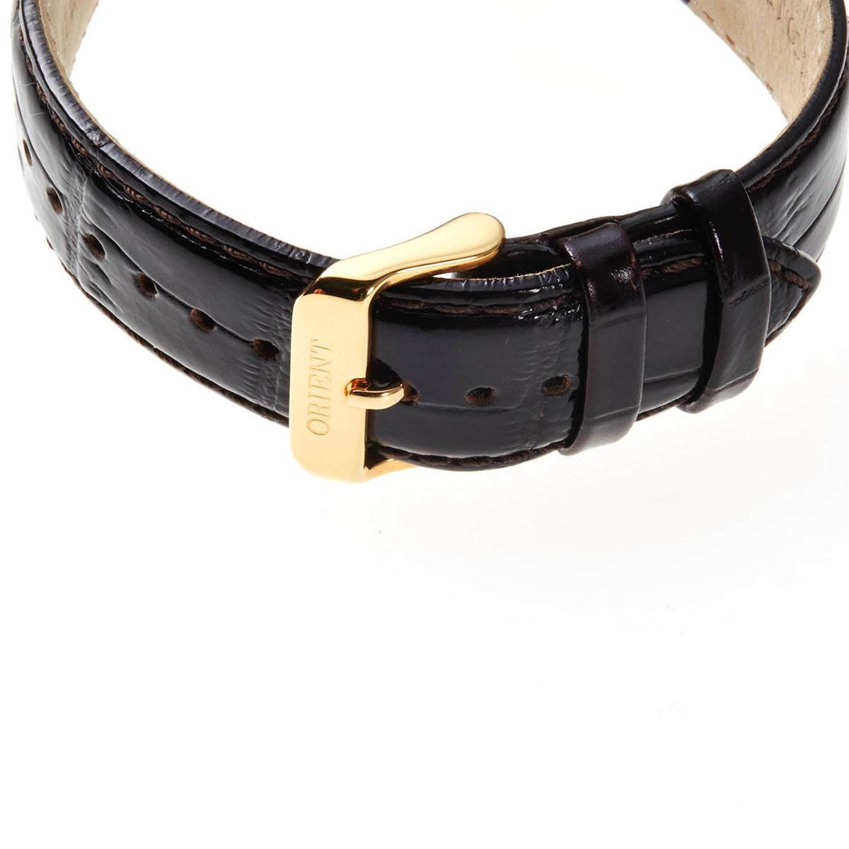 TAG02003W Orient de caballero pulsera de cuero