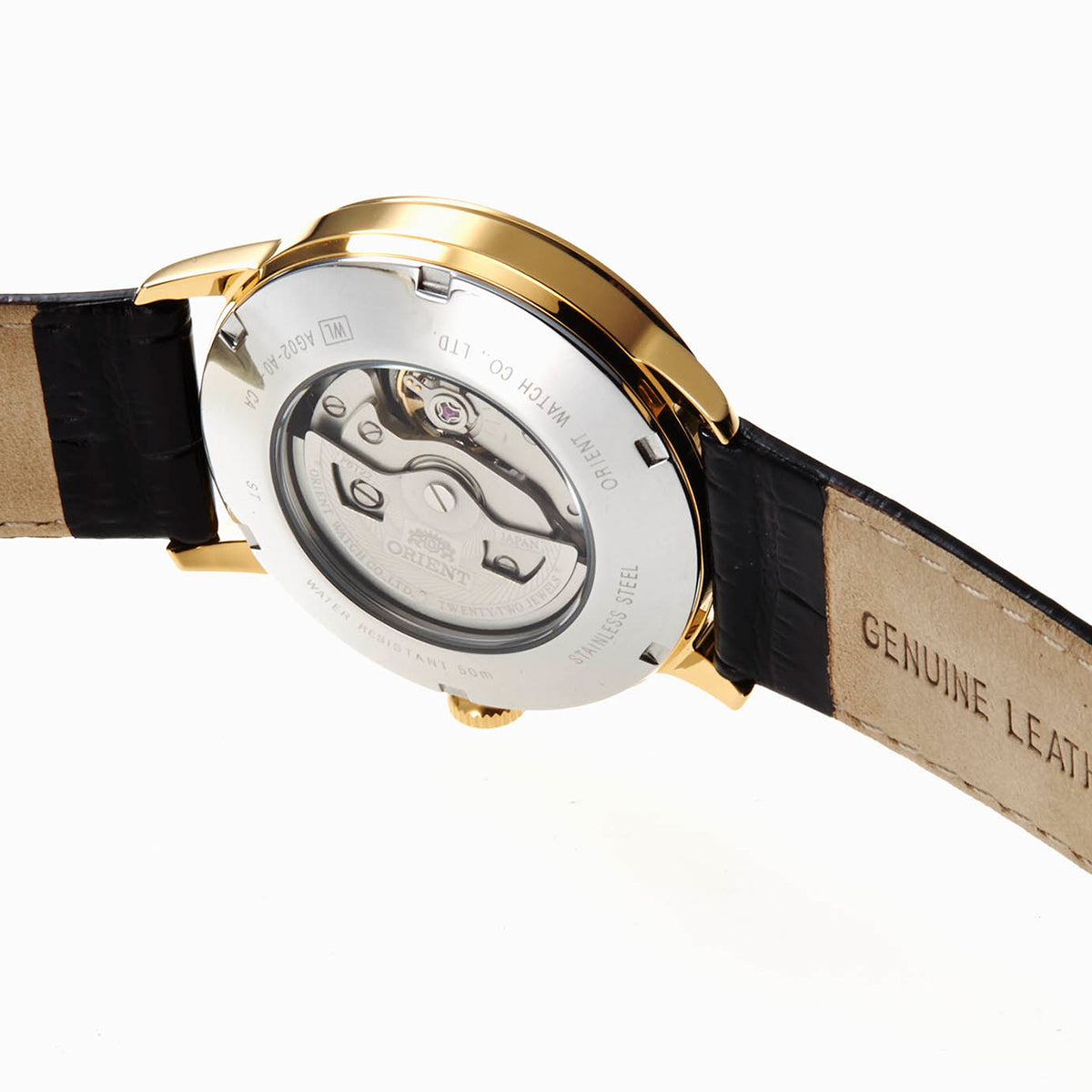 TAG02003W Orient de caballero pulsera de cuero