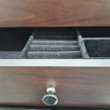 TC-005 Almacenamiento de relojes caja de madera color negro 10 compartimientos