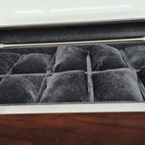 TC-005 Almacenamiento de relojes caja de madera color negro 10 compartimientos