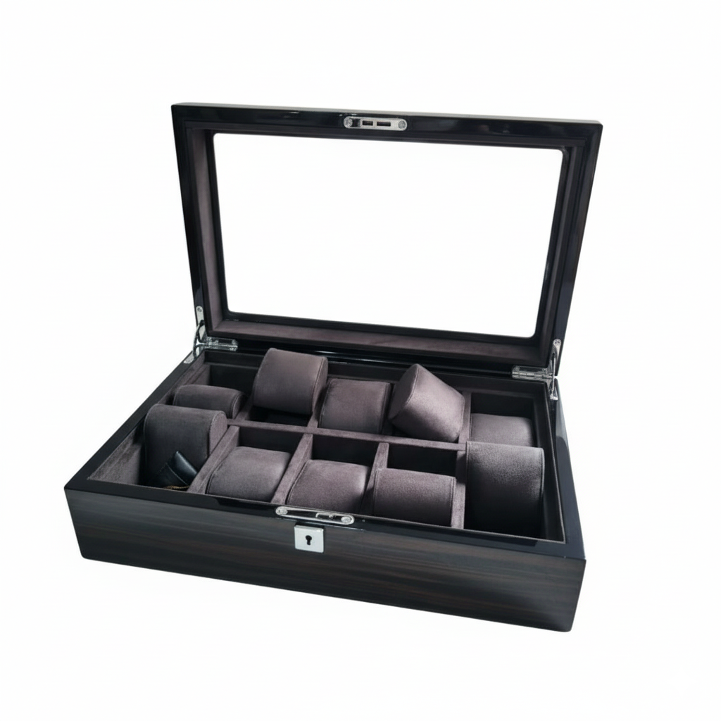 TC-007 Caja de almacenamiento para relojes 10 compartimientos
