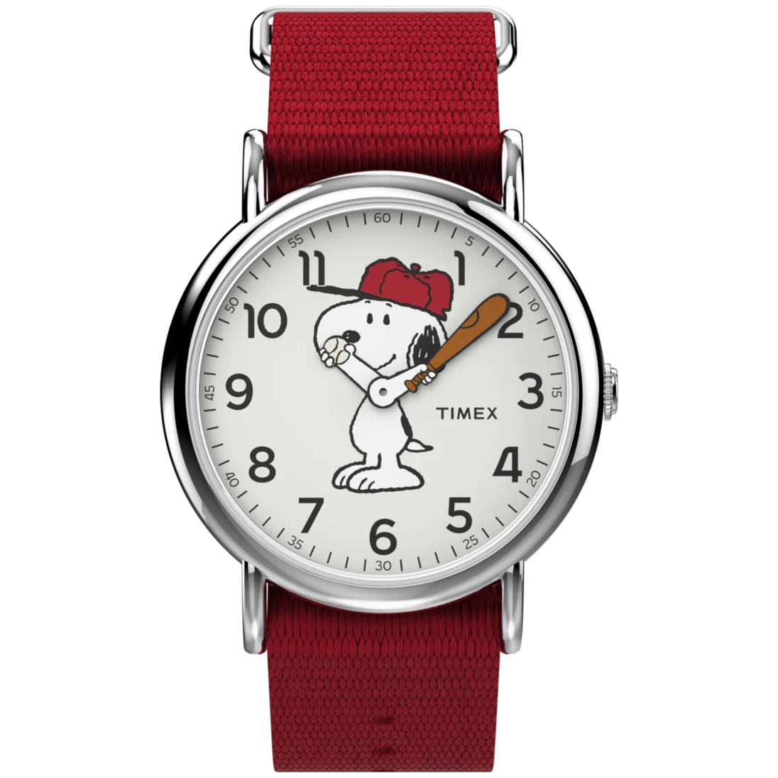 TW2R41400 Timex x Peanuts Snoopy reloj de caballero pulsera de tela
