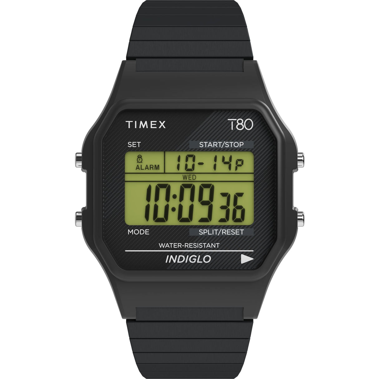 TW2R67000 Reloj Timex T80 unisex correa de acero inoxidable 34 mm