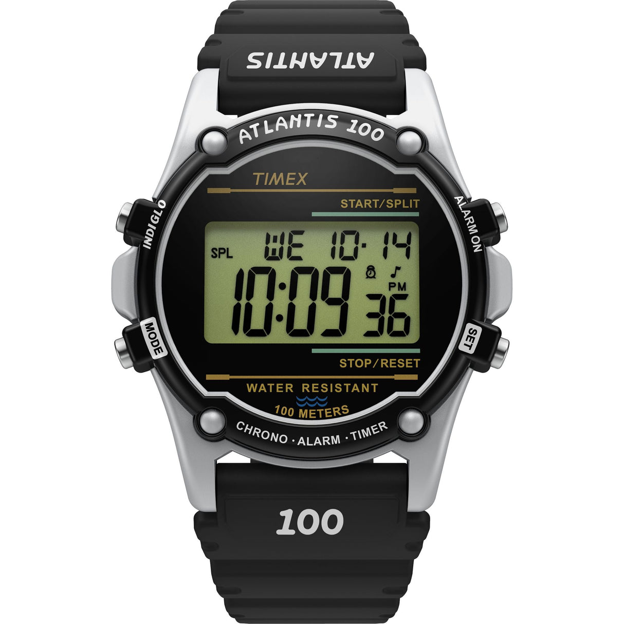 TW2U31000 Reloj Timex  Atlantis de hombre pulsera de caucho 40 mm