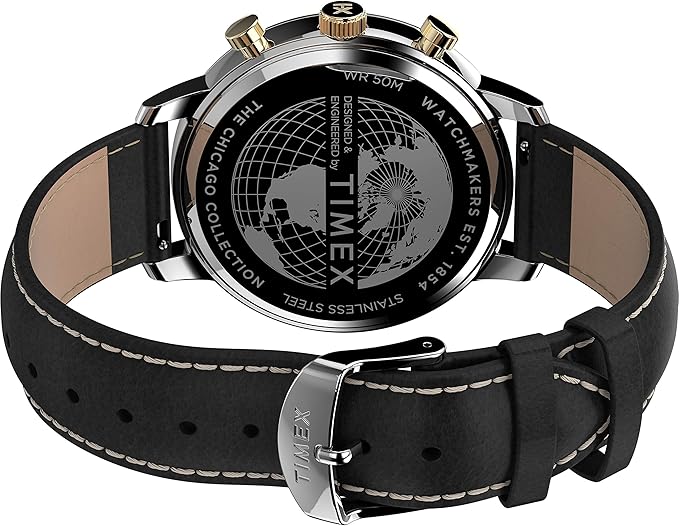 TW2U39100VQ Timex Chicago de caballero pulsera de cuero
