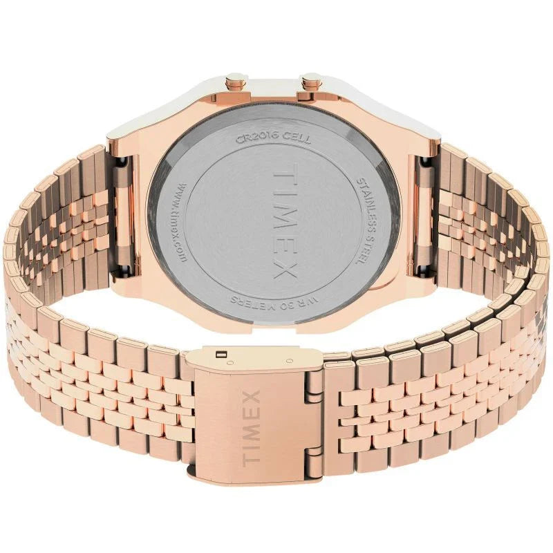 TW2U93600 Reloj Timex T80 Unisex pulsera de metal 34mm