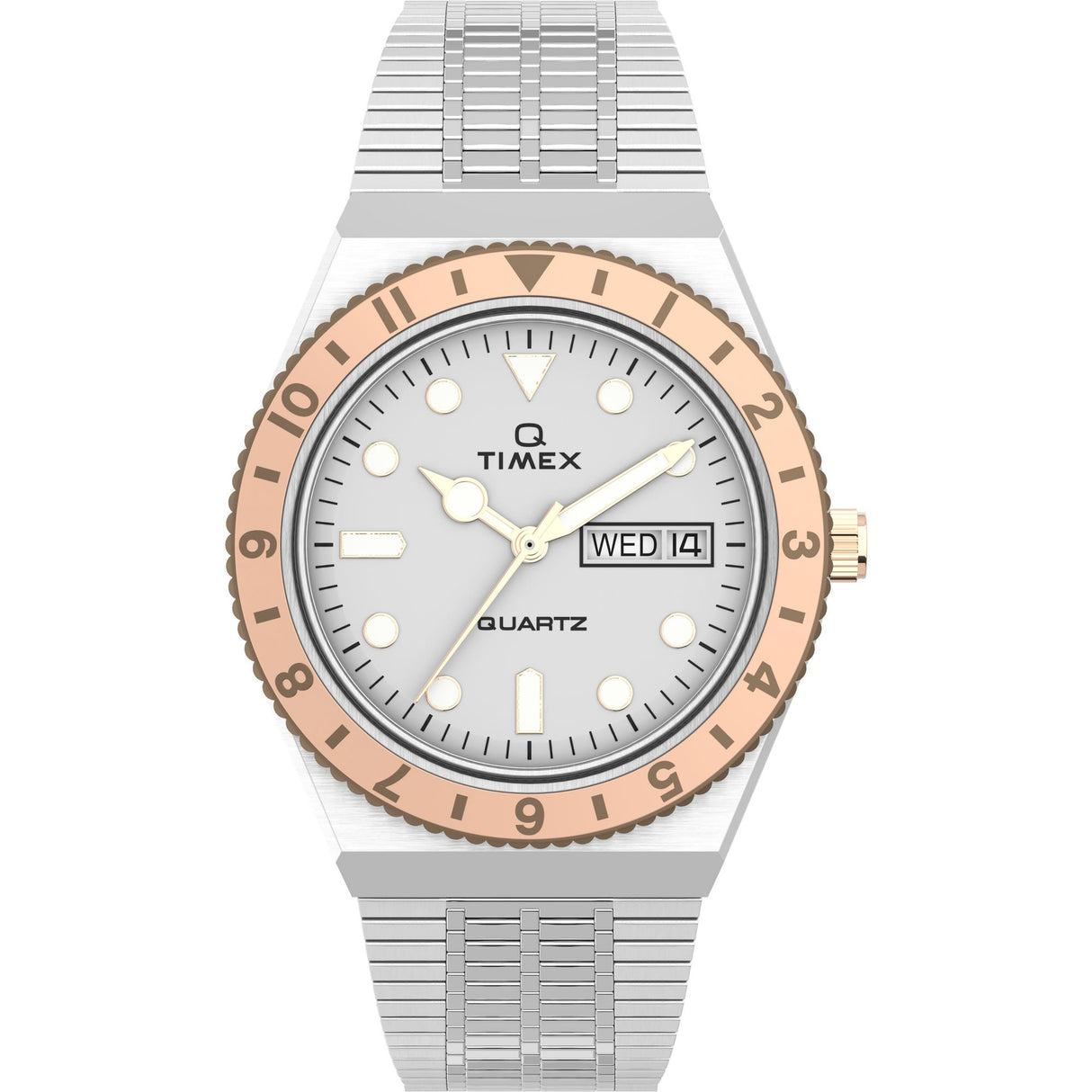 TW2U95600 Reloj Timex Q de señorita pulsera de metal 36 mm