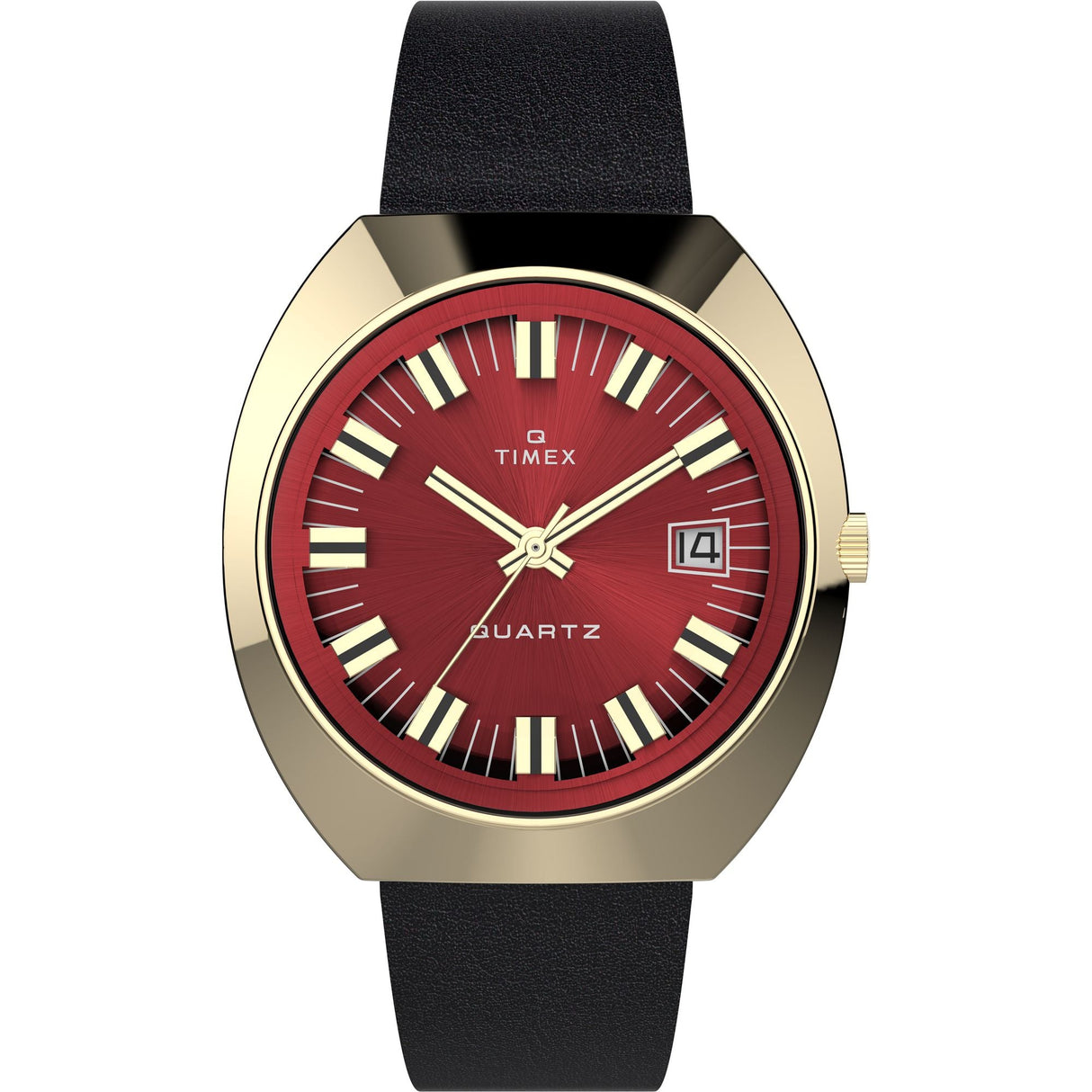 TW2V25400 Reloj Timex Q 1972 Reissue de hombre pulsera de cuero 39 mm