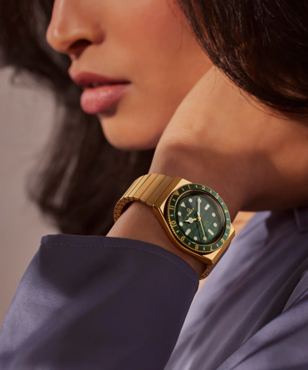 TW2V92200 Reloj Timex Q de dama pulsera de metal