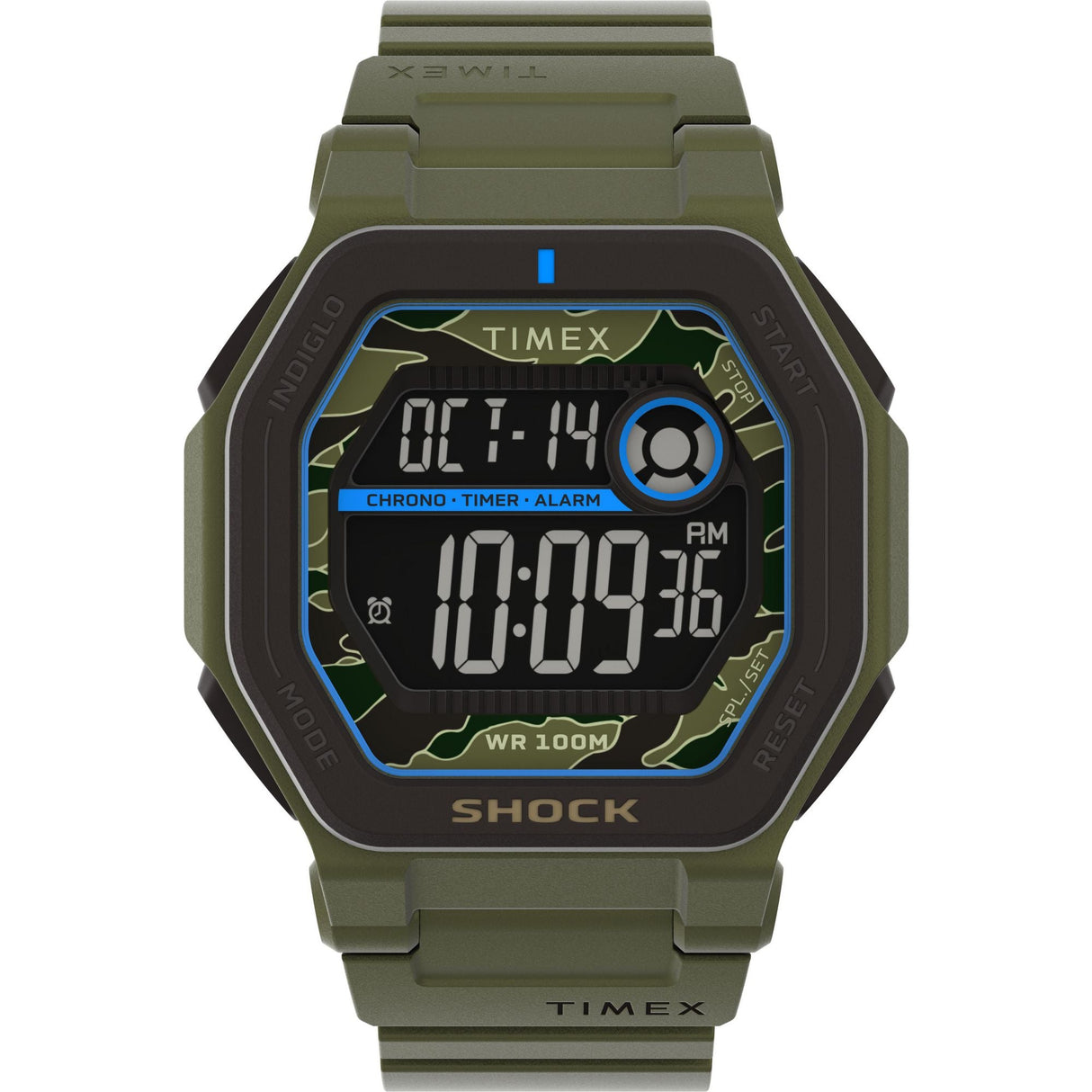 TW2V93700 Reloj Timex Command Encounter de hombre pulsera de caucho 45 mm