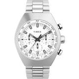 TW2W22200 Reloj Timex Legacy Tonneau de caballero pulsera de acero inoxidable 42 mm