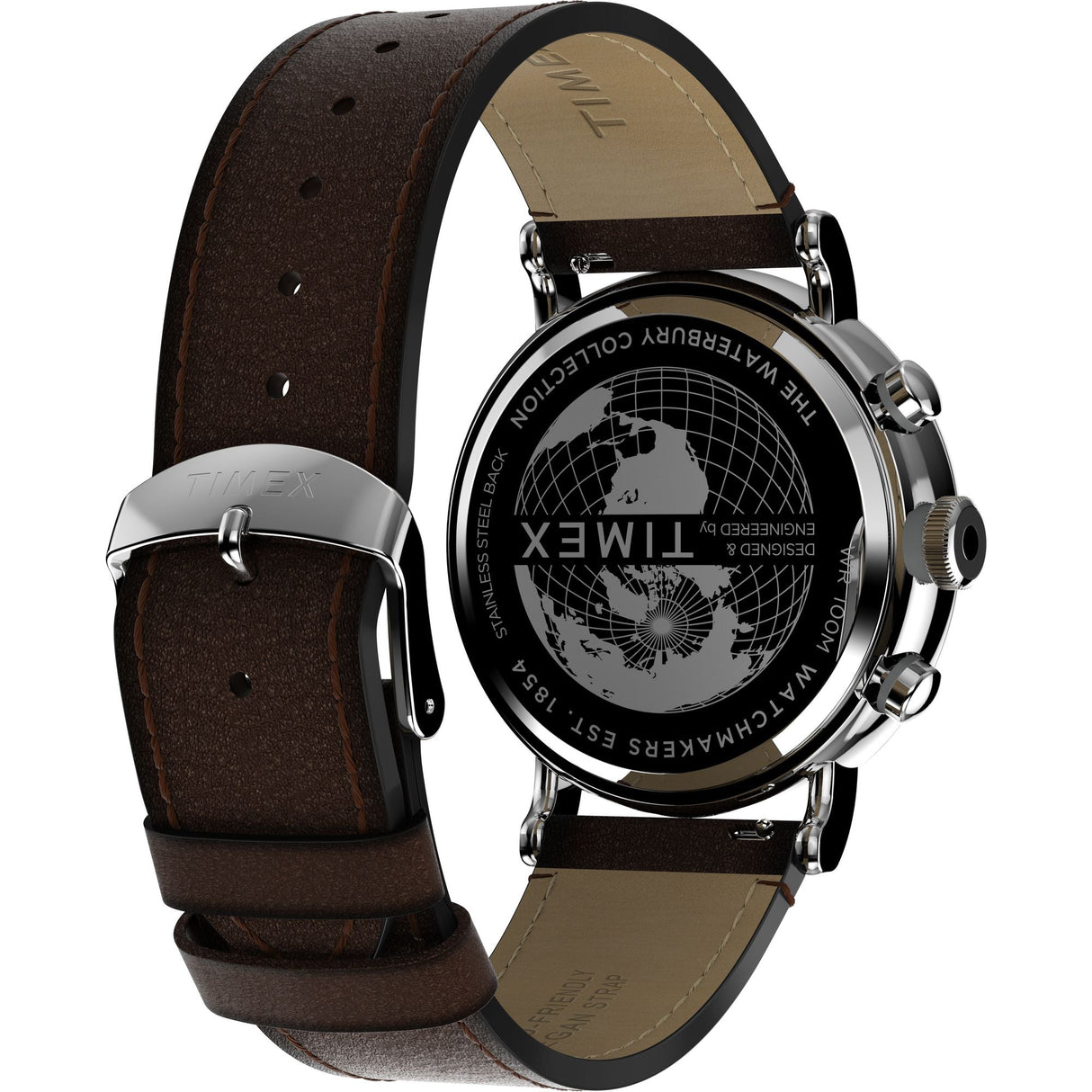 TW2W47300 Reloj Timex  Waterbury de hombre pulsera de piel 43 mm