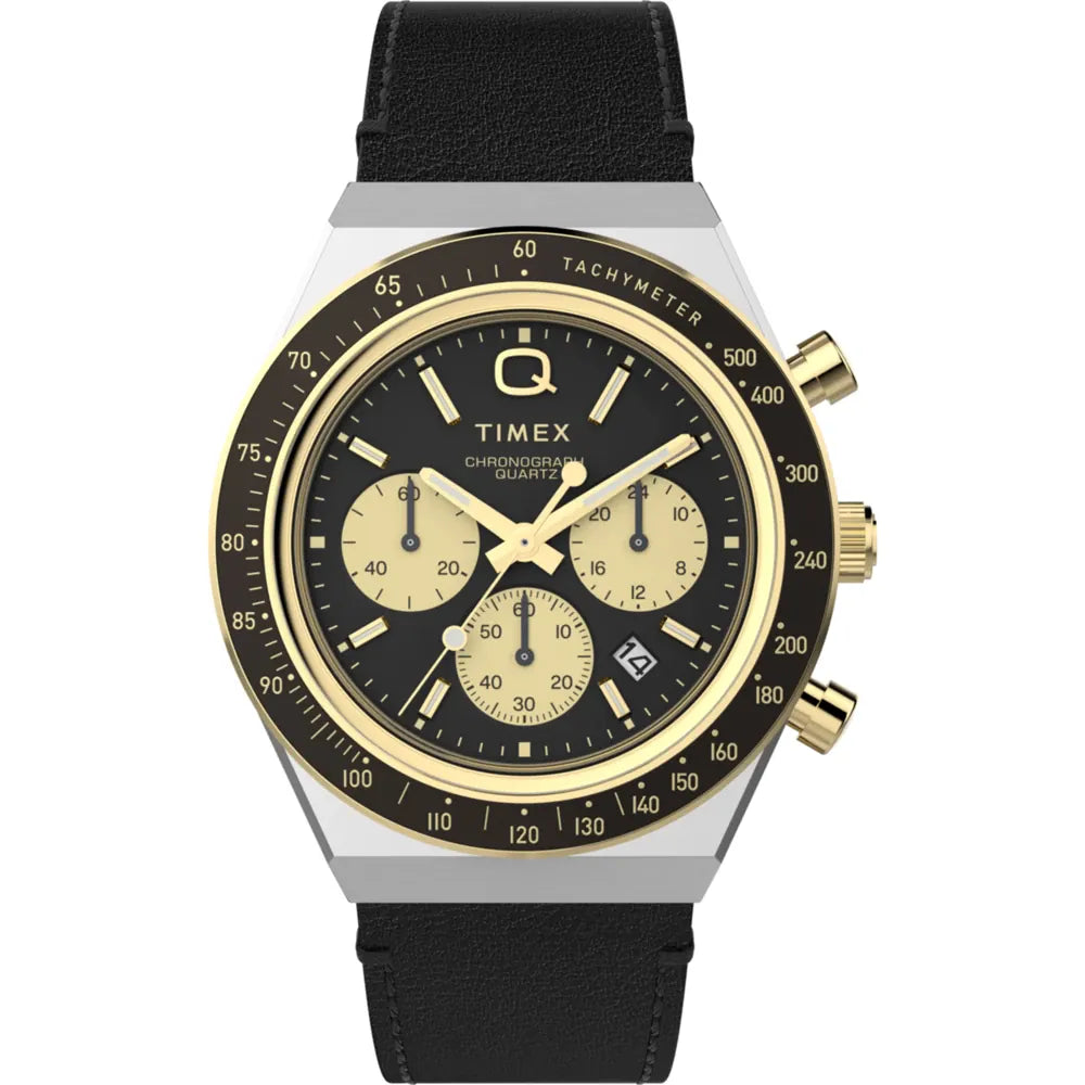TW2W64300 Reloj Timex Q de hombre correa de piel
