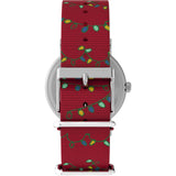 TW2W80800 Reloj Timex x Peanuts Snoopy Holiday Unisex pulsera de tela 38 mm