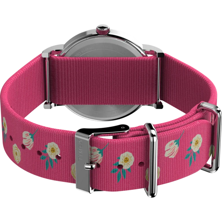 TW2W83100 Reloj Timex x Peaunuts Snoopy de dama pulsera de tela 38 mm