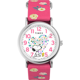 TW2W83100 Reloj Timex x Peaunuts Snoopy de dama pulsera de tela 38 mm