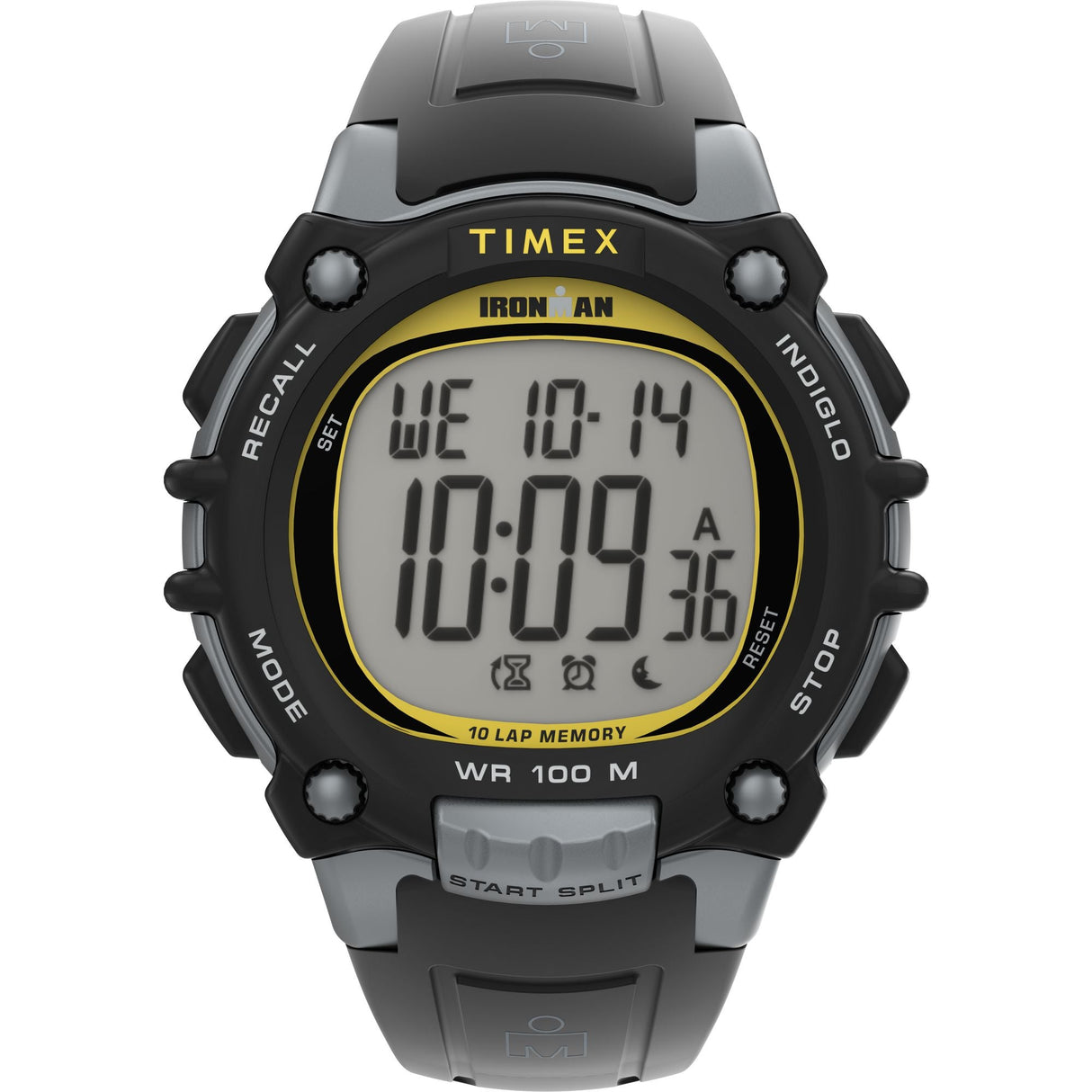 TW5M64600 Reloj Timex Ironman Classic 10 de hombre banda de caucho 44mm