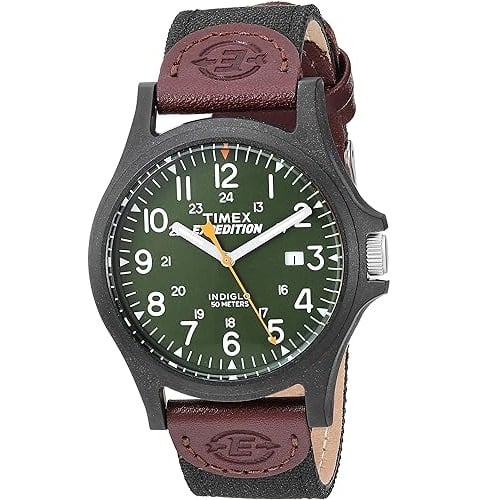 TWF3C8430 Reloj Timex Análogo para Caballero con Correa de Tela