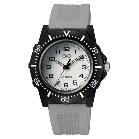 V32A-004VY QQ Reloj para Hombre Correa de Goma