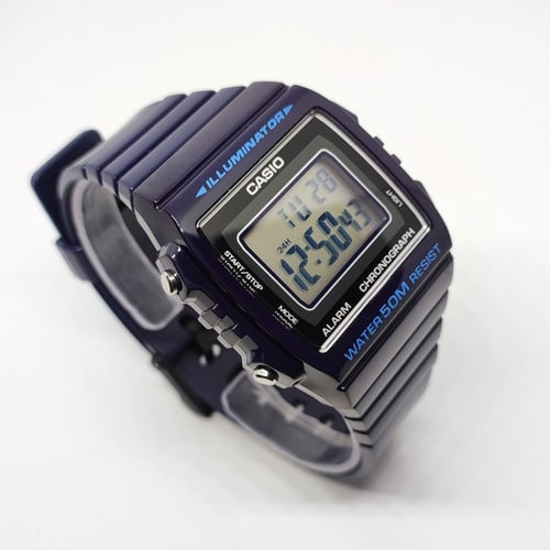 W-215H-2AV Reloj Casio para Caballero, Illuminator con Cronógrafo