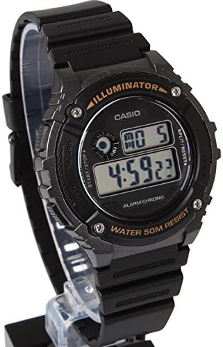 W-216H-1B Reloj Casio para Hombre, Illuminator con Cronógrafo