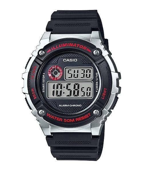 W-216H-1CV Reloj Casio para Hombre, Illuminator con Cronógrafo