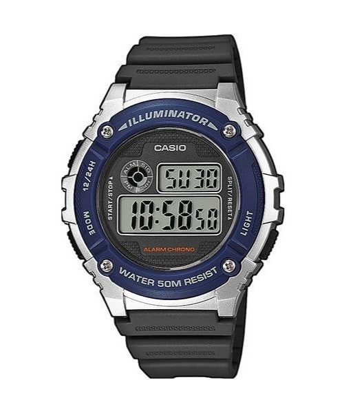 W-216H-2A Reloj Casio para Hombre, Illuminator con Cronógrafo