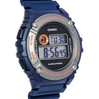 W-216H-2BV Reloj Casio para Hombre, Illuminator con Cronógrafo