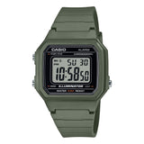 W-217H-3AV Reloj Casio Digital Vintage Clásico Illuminator para Caballero con Banda de Goma