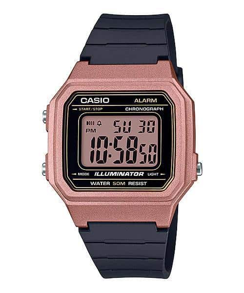 W-217HM-5AV Reloj Casio para Hombre, Vintage Clásico Illuminator