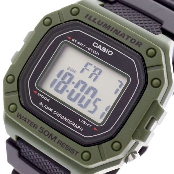 W-218H-3AV Reloj Casio para Hombre, Illuminator con Cronógrafo