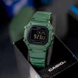 W-218H-3BV Reloj Casio de hombre pulsera de resina