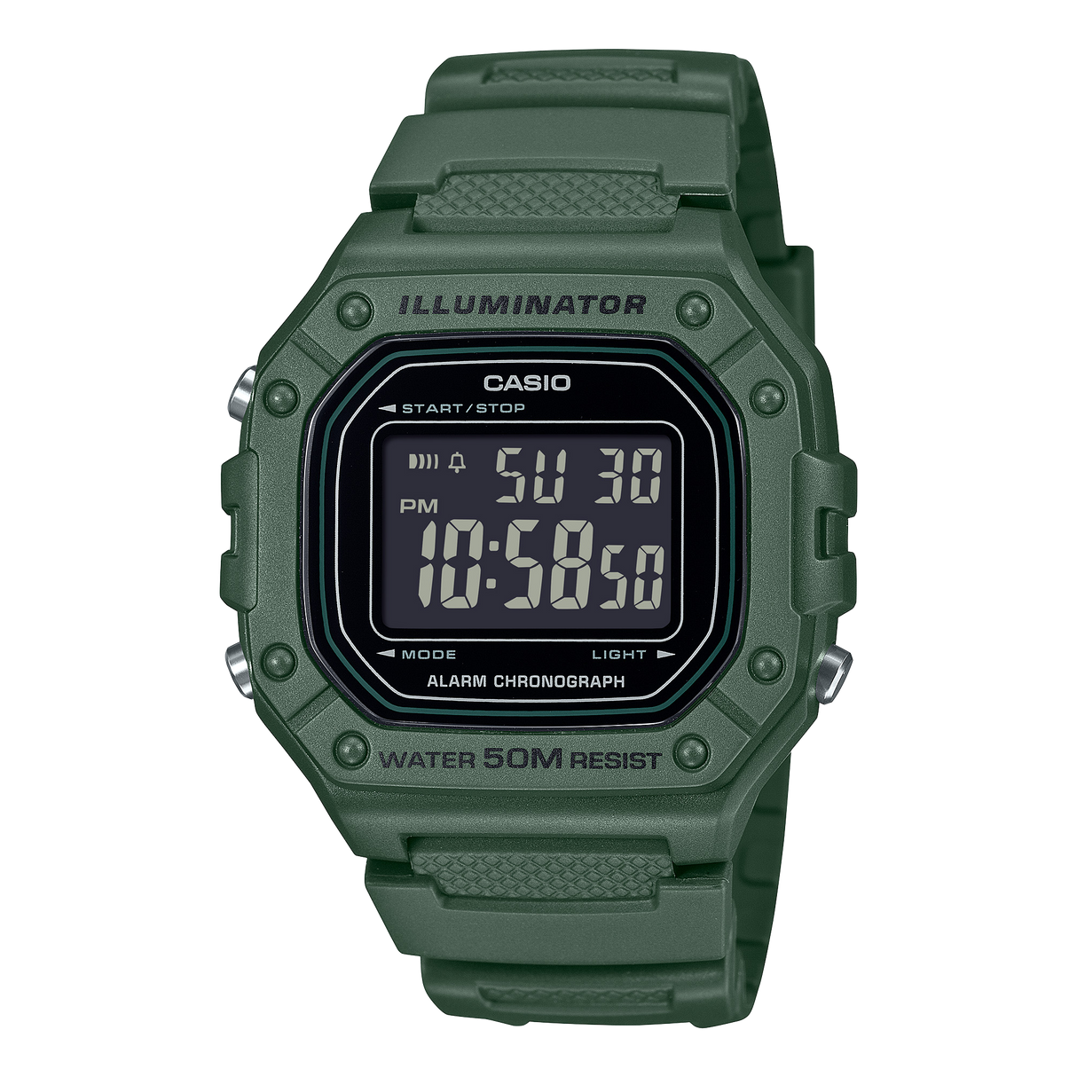 W-218H-3BV Reloj Casio de hombre pulsera de resina