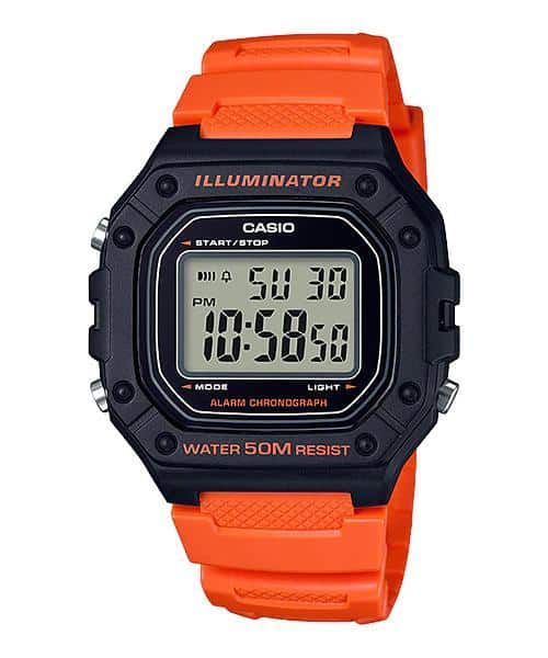 W-218H-4B2V Reloj Casio para Hombre, Illuminator con Cronógrafo