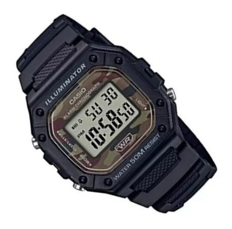 W-218H-5BV Reloj Casio para Hombre, Illuminator con Cronógrafo