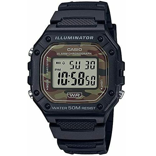 W-218H-5BV Reloj Casio para Hombre, Illuminator con Cronógrafo