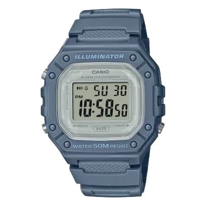 W-218HC-2AV Reloj Casio para Mujer, Illuminator con Cronógrafo