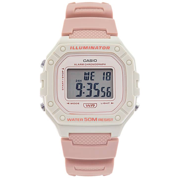 W-218HC-4A2V Reloj Casio para Señorita, Illuminator con Cronógrafo