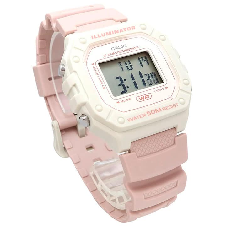 W-218HC-4A2V Reloj Casio para Señorita, Illuminator con Cronógrafo