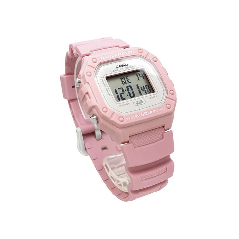 W-218HC-4AV Reloj Casio para Mujer, Illuminator con Cronógrafo