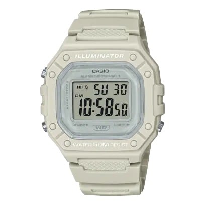 W-218HC-8AV Reloj Casio para Mujer, Illuminator con Cronógrafo