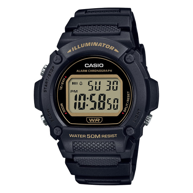 W-219H-1A2VCF Reloj Casio para Hombre, Illuminator con Cronógrafo