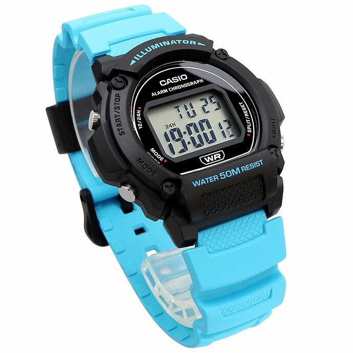 W-219H-2A2V Reloj Casio para Hombre, Illuminator con Cronógrafo